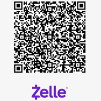 Zelle QR code for Simo's Academy membership payment